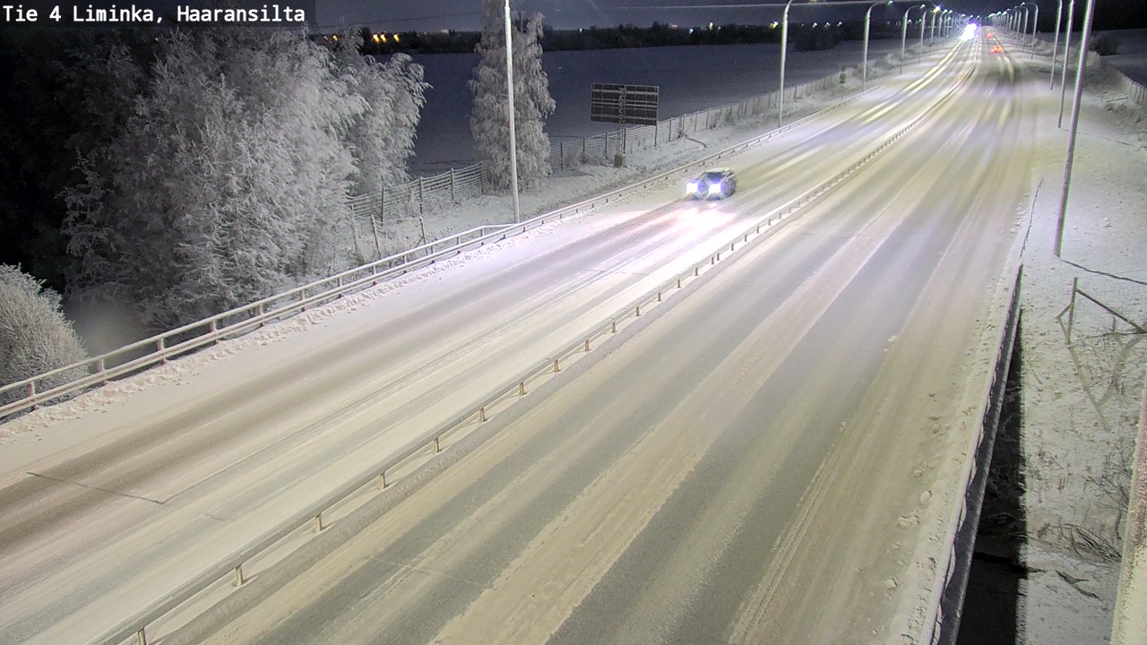 Weather Camera Image Road 4 Liminka, Haaransilta, Liminka, Pohjois-Pohjanmaa
