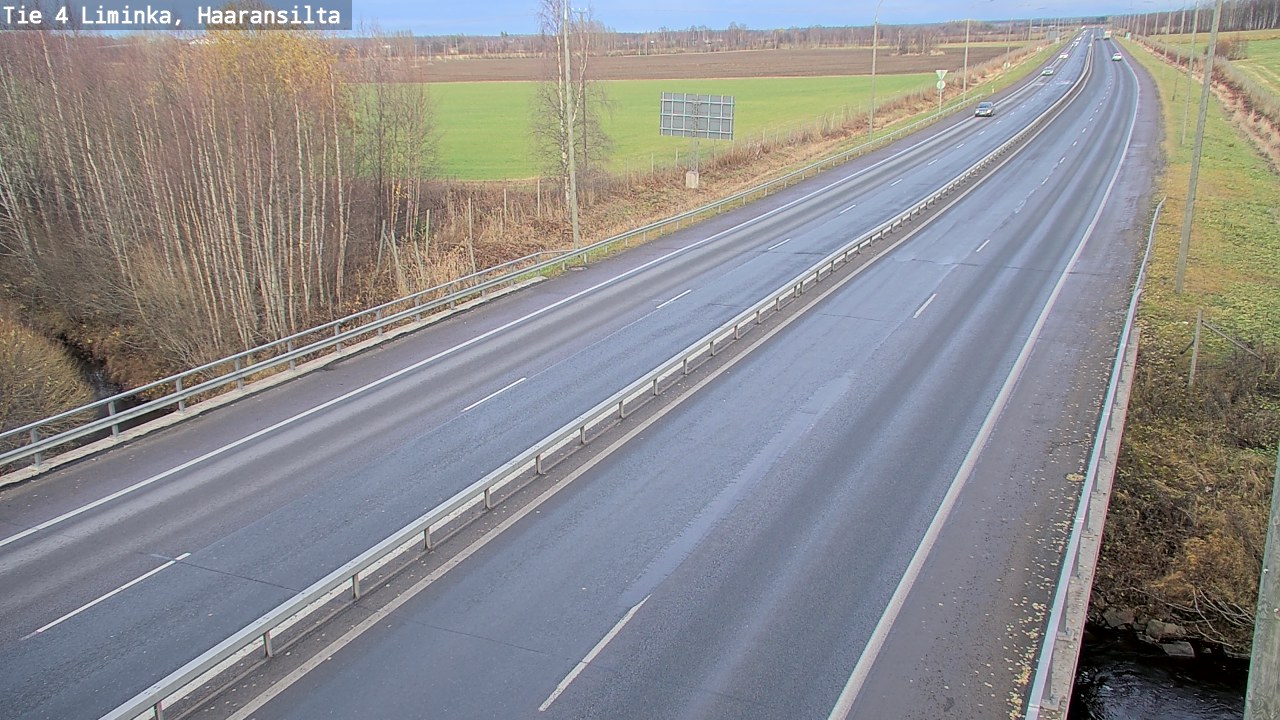 Kelikamerat Kuva Tie 4 Liminka, Haaransilta, Liminka, Pohjois-Pohjanmaa