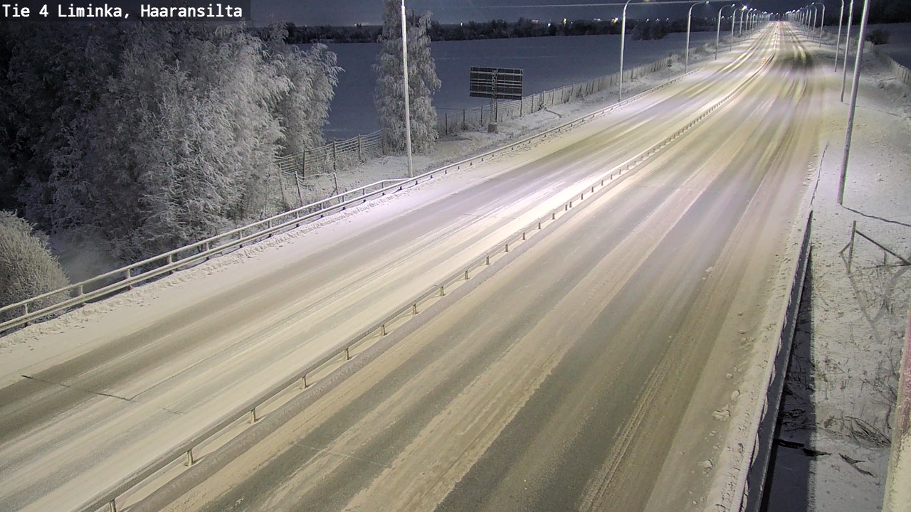 Weather Camera Image Road 4 Liminka, Haaransilta, Liminka, Pohjois-Pohjanmaa