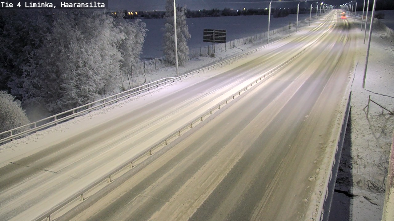 Weather Camera Image Road 4 Liminka, Haaransilta, Liminka, Pohjois-Pohjanmaa