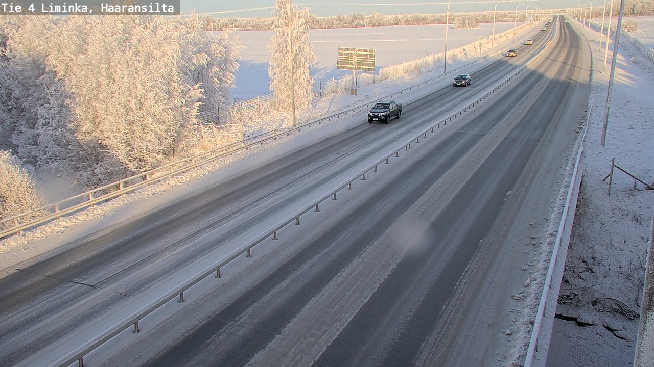 Weather Camera Image Road 4 Liminka, Haaransilta, Liminka, Pohjois-Pohjanmaa