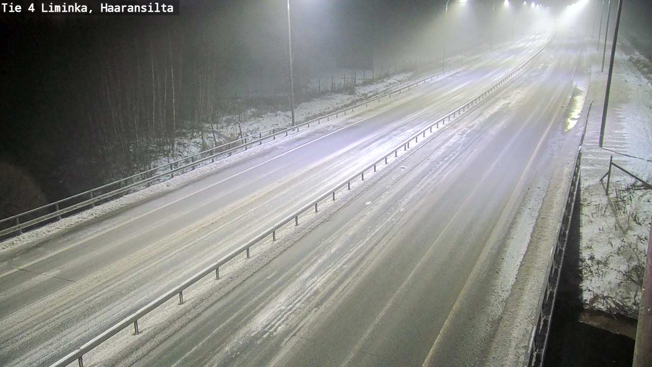 Weather Camera Image Road 4 Liminka, Haaransilta, Liminka, Pohjois-Pohjanmaa