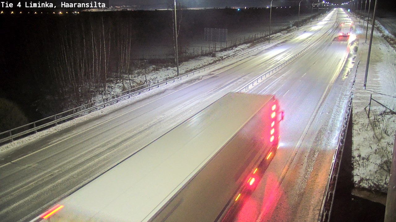 Weather Camera Image Road 4 Liminka, Haaransilta, Liminka, Pohjois-Pohjanmaa