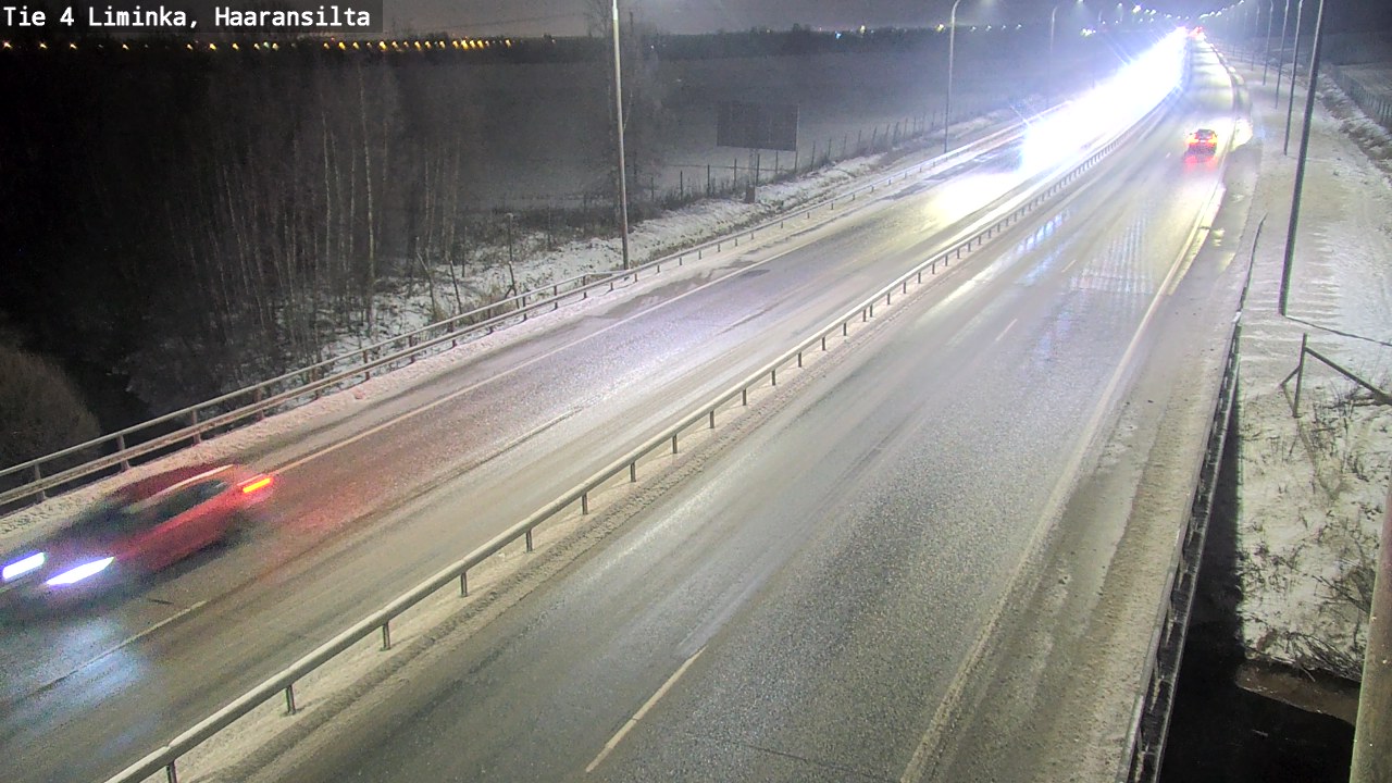 Weather Camera Image Väg 4 Limingo, Haaransilta, Liminka, Pohjois-Pohjanmaa