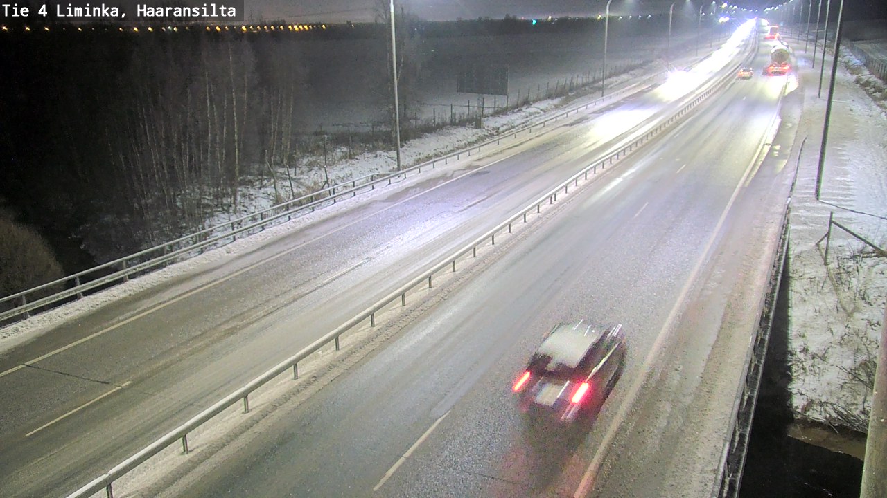 Weather Camera Image Väg 4 Limingo, Haaransilta, Liminka, Pohjois-Pohjanmaa