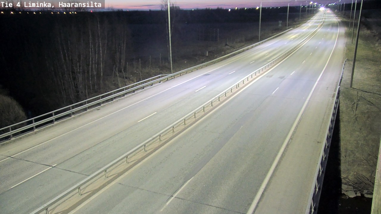 Weather Camera Image Road 4 Liminka, Haaransilta, Liminka, Pohjois-Pohjanmaa