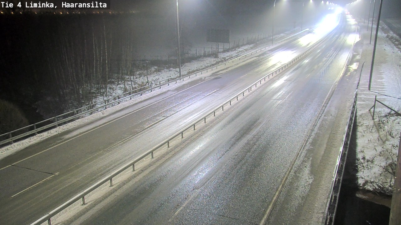 Weather Camera Image Väg 4 Limingo, Haaransilta, Liminka, Pohjois-Pohjanmaa