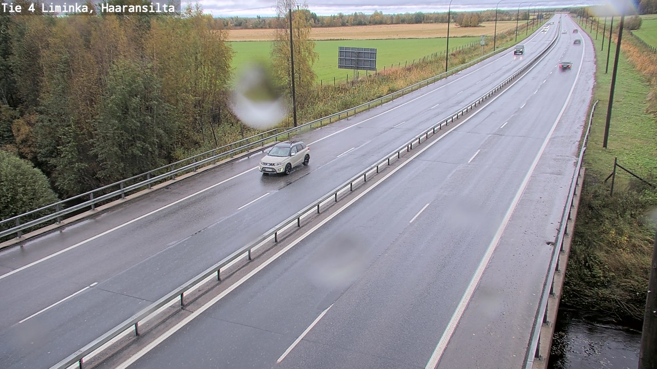 Weather Camera Image Road 4 Liminka, Haaransilta, Liminka, Pohjois-Pohjanmaa