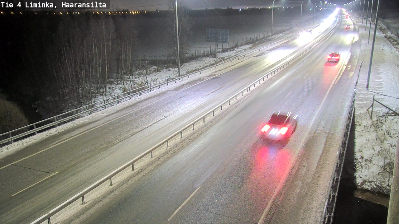 Weather Camera Image Väg 4 Limingo, Haaransilta, Liminka, Pohjois-Pohjanmaa
