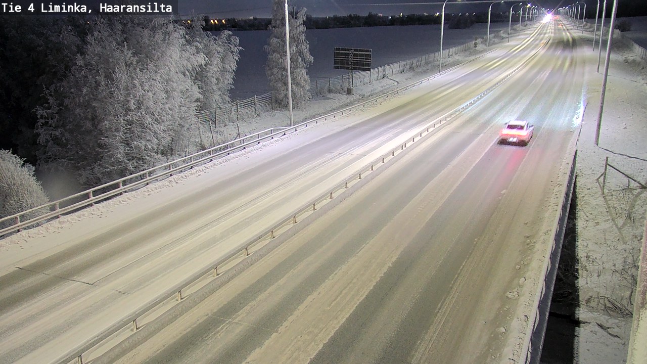 Weather Camera Image Road 4 Liminka, Haaransilta, Liminka, Pohjois-Pohjanmaa