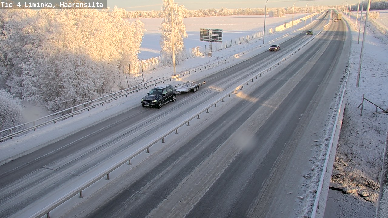 Weather Camera Image Road 4 Liminka, Haaransilta, Liminka, Pohjois-Pohjanmaa