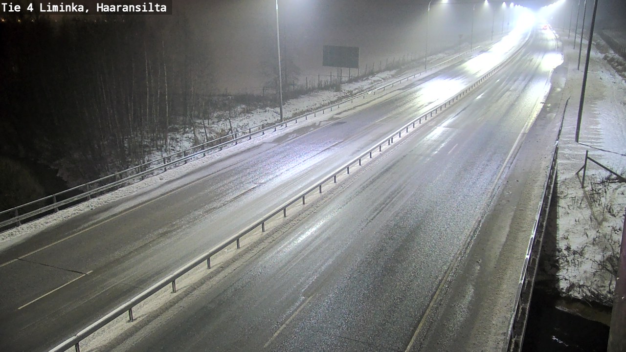 Weather Camera Image Väg 4 Limingo, Haaransilta, Liminka, Pohjois-Pohjanmaa