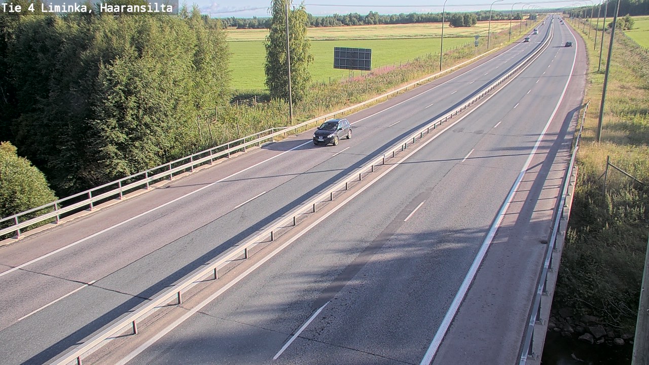 Weather Camera Image Road 4 Liminka, Haaransilta, Liminka, Pohjois-Pohjanmaa