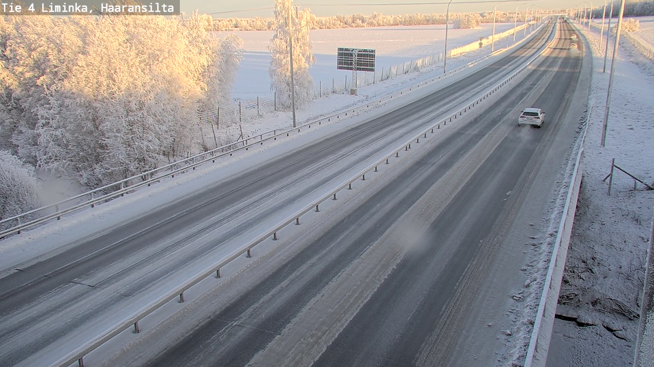 Weather Camera Image Road 4 Liminka, Haaransilta, Liminka, Pohjois-Pohjanmaa