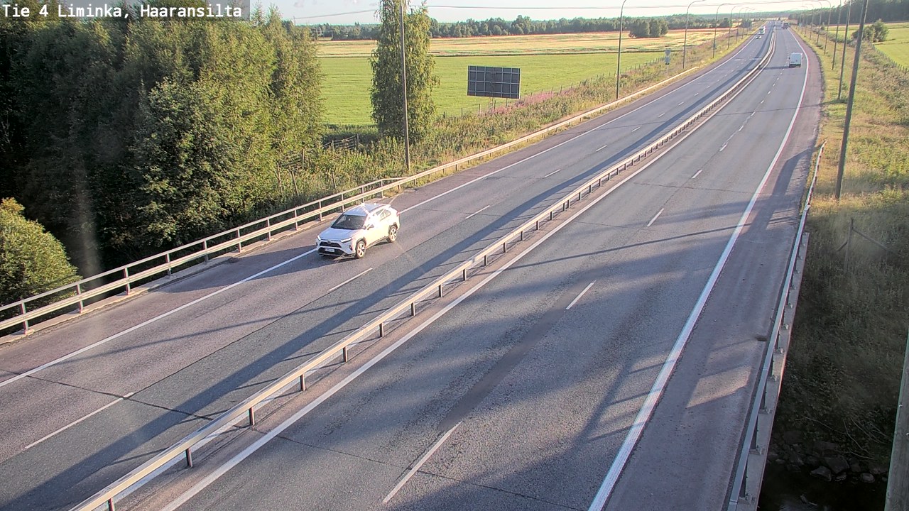Weather Camera Image Road 4 Liminka, Haaransilta, Liminka, Pohjois-Pohjanmaa