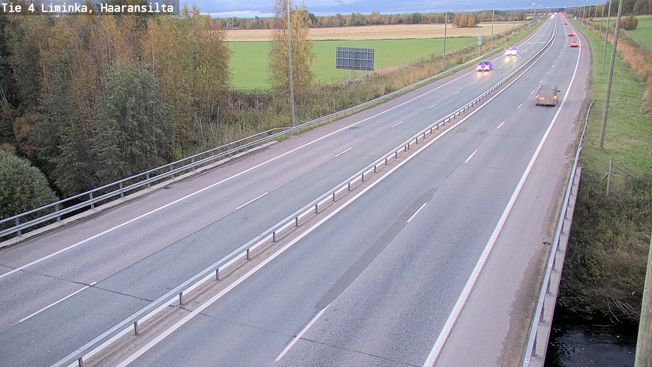 Kelikamerat Kuva Tie 4 Liminka, Haaransilta, Liminka, Pohjois-Pohjanmaa
