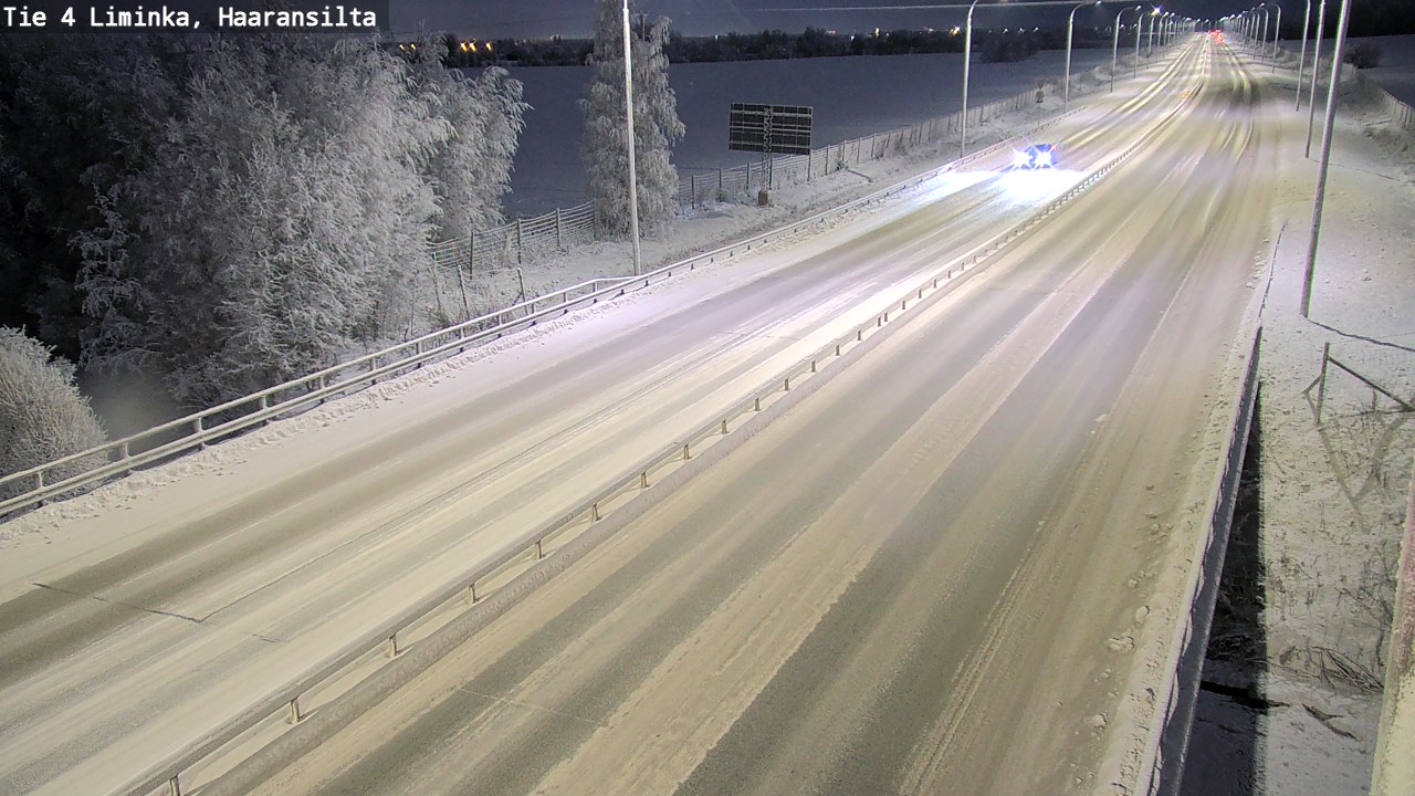 Weather Camera Image Road 4 Liminka, Haaransilta, Liminka, Pohjois-Pohjanmaa