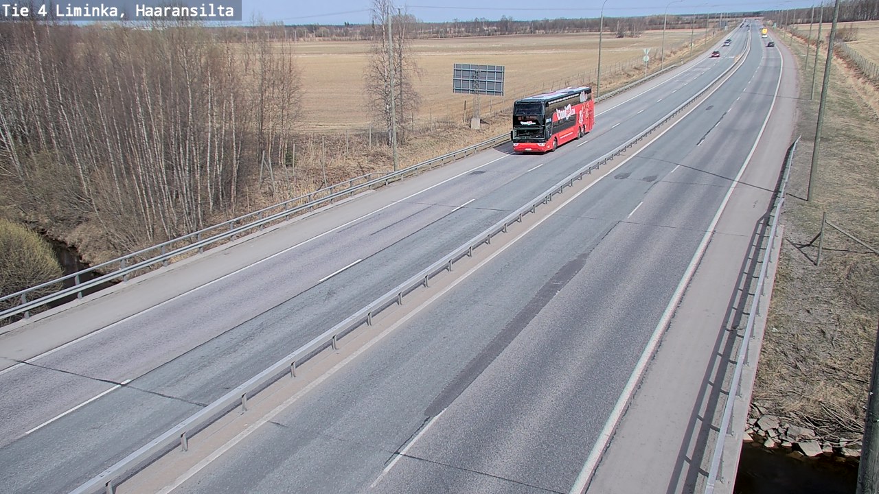 Kelikamerat Kuva Tie 4 Liminka, Haaransilta, Liminka, Pohjois-Pohjanmaa
