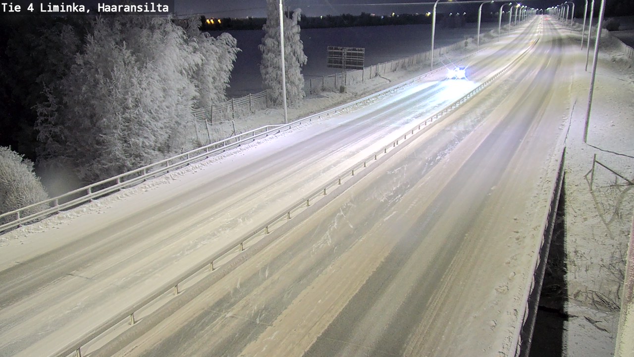Weather Camera Image Road 4 Liminka, Haaransilta, Liminka, Pohjois-Pohjanmaa