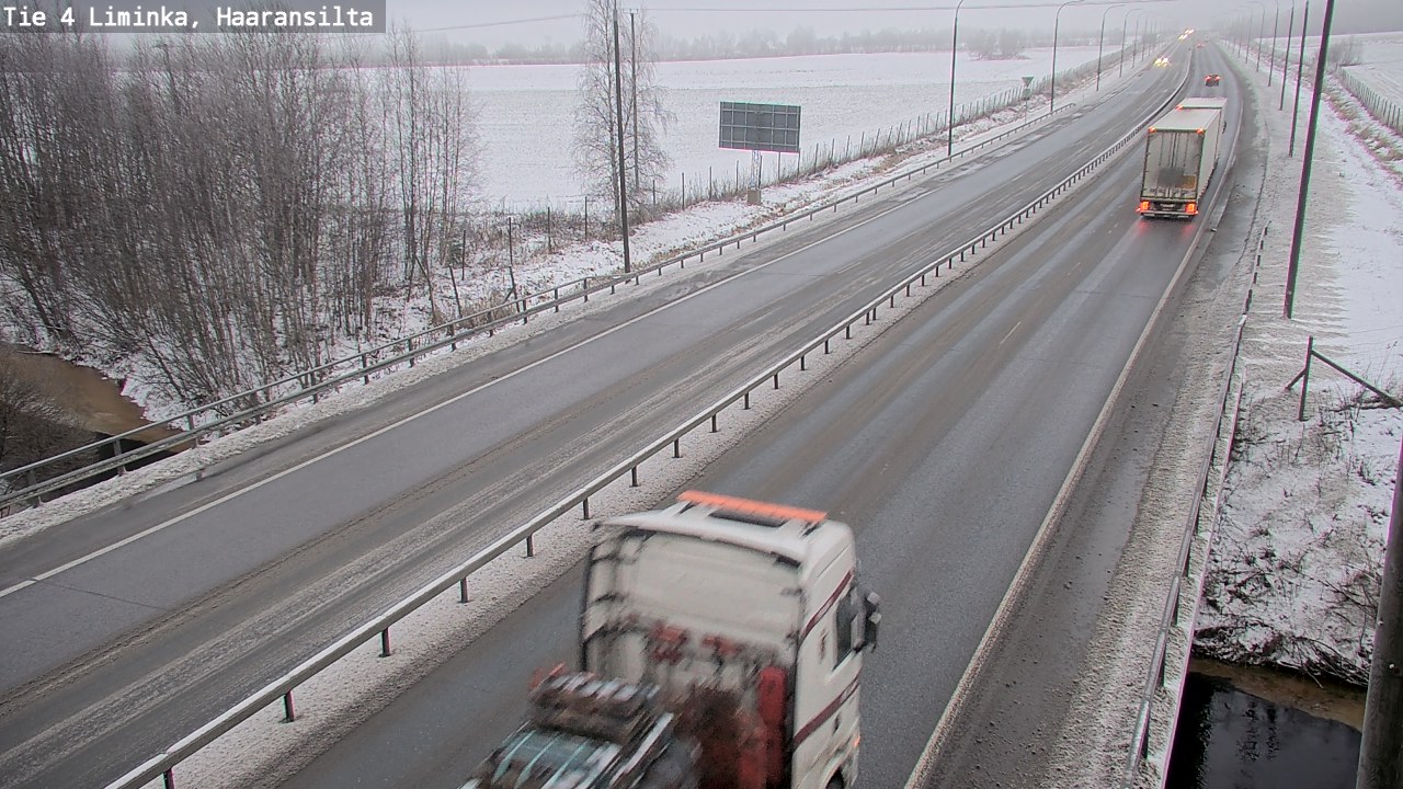 Weather Camera Image Road 4 Liminka, Haaransilta, Liminka, Pohjois-Pohjanmaa