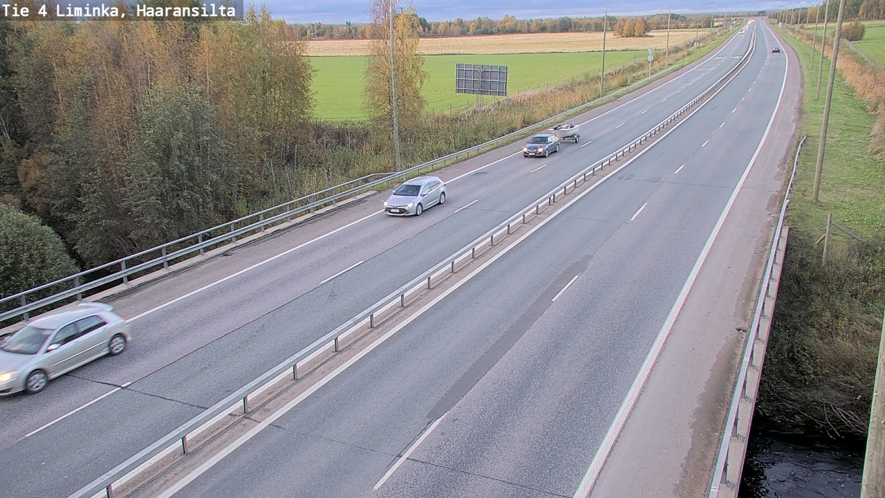 Kelikamerat Kuva Tie 4 Liminka, Haaransilta, Liminka, Pohjois-Pohjanmaa