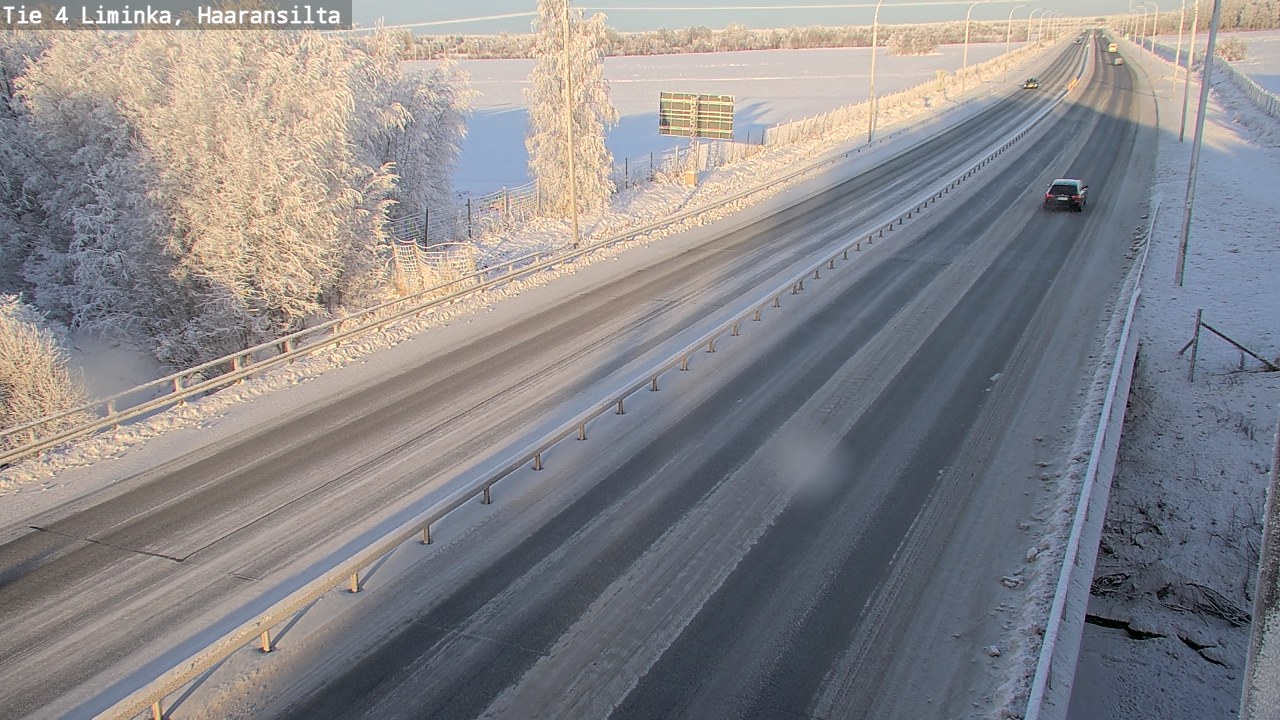 Weather Camera Image Road 4 Liminka, Haaransilta, Liminka, Pohjois-Pohjanmaa