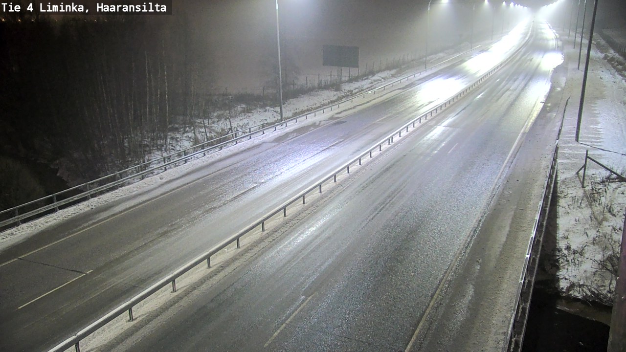 Weather Camera Image Väg 4 Limingo, Haaransilta, Liminka, Pohjois-Pohjanmaa