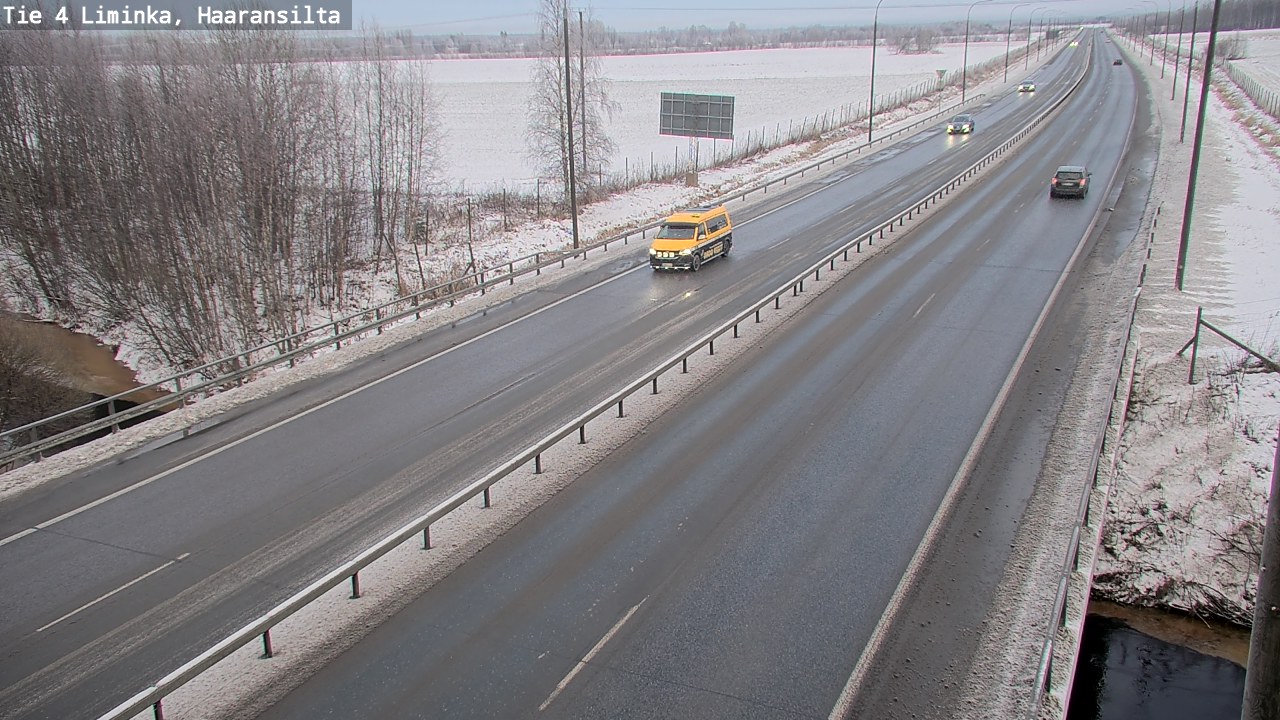 Weather Camera Image Road 4 Liminka, Haaransilta, Liminka, Pohjois-Pohjanmaa