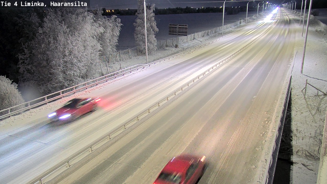 Weather Camera Image Road 4 Liminka, Haaransilta, Liminka, Pohjois-Pohjanmaa