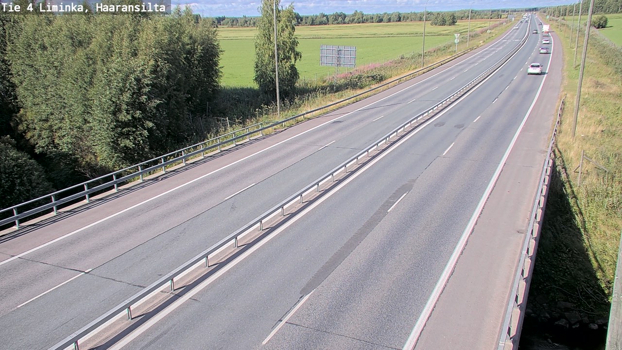 Kelikamerat Kuva Tie 4 Liminka, Haaransilta, Liminka, Pohjois-Pohjanmaa