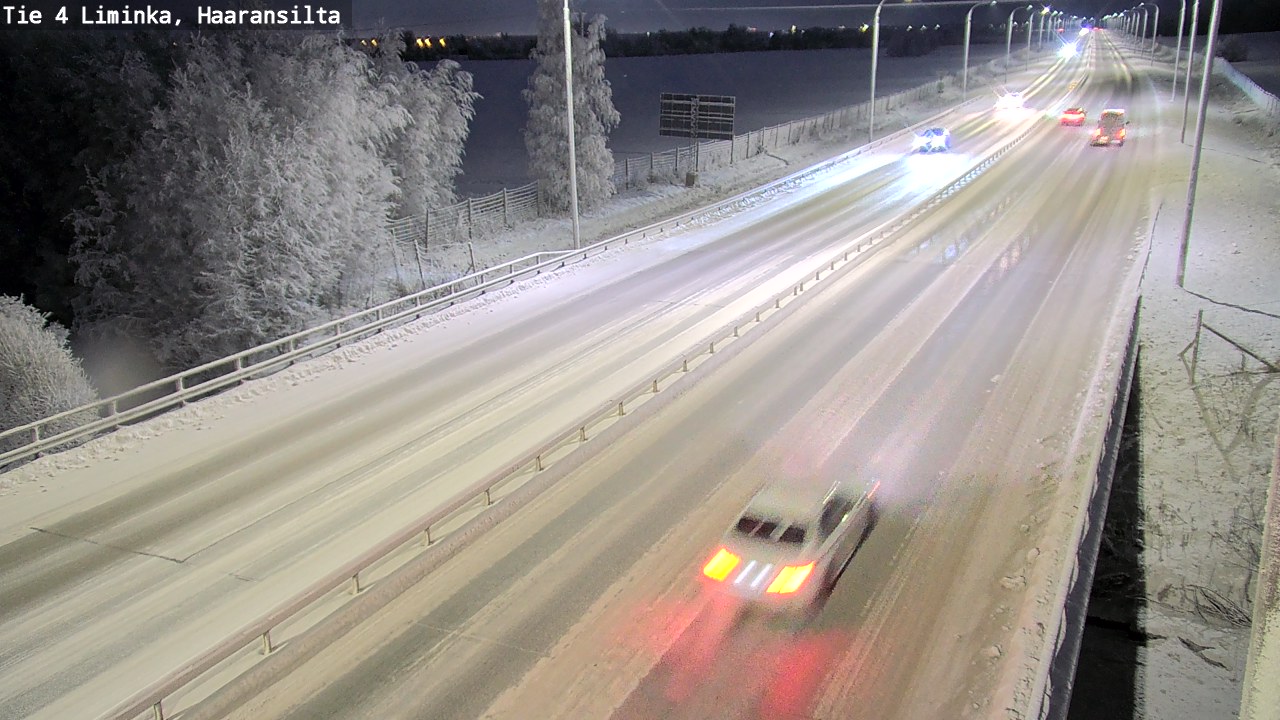 Weather Camera Image Road 4 Liminka, Haaransilta, Liminka, Pohjois-Pohjanmaa