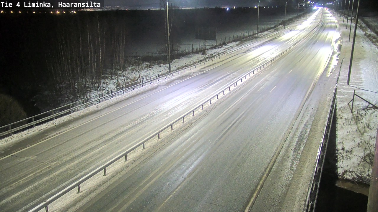 Weather Camera Image Road 4 Liminka, Haaransilta, Liminka, Pohjois-Pohjanmaa