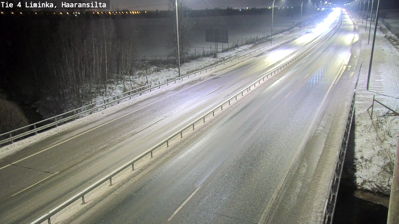 Weather Camera Image Väg 4 Limingo, Haaransilta, Liminka, Pohjois-Pohjanmaa
