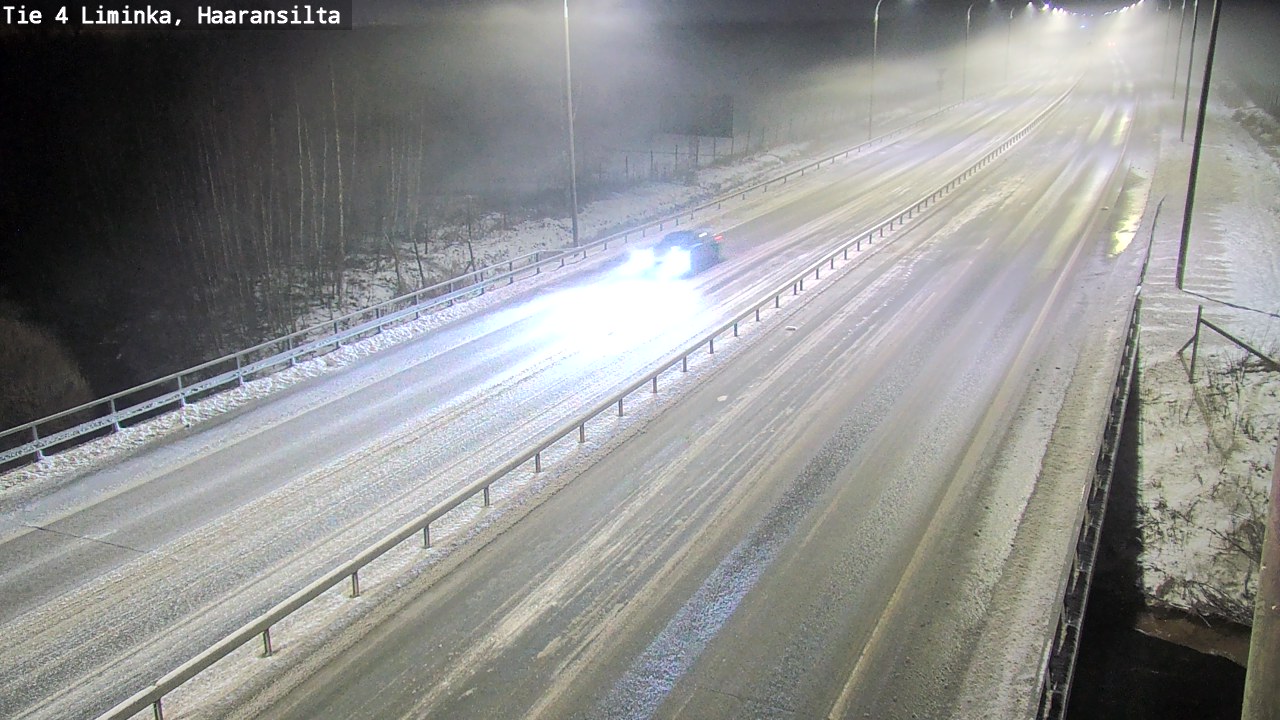 Weather Camera Image Road 4 Liminka, Haaransilta, Liminka, Pohjois-Pohjanmaa