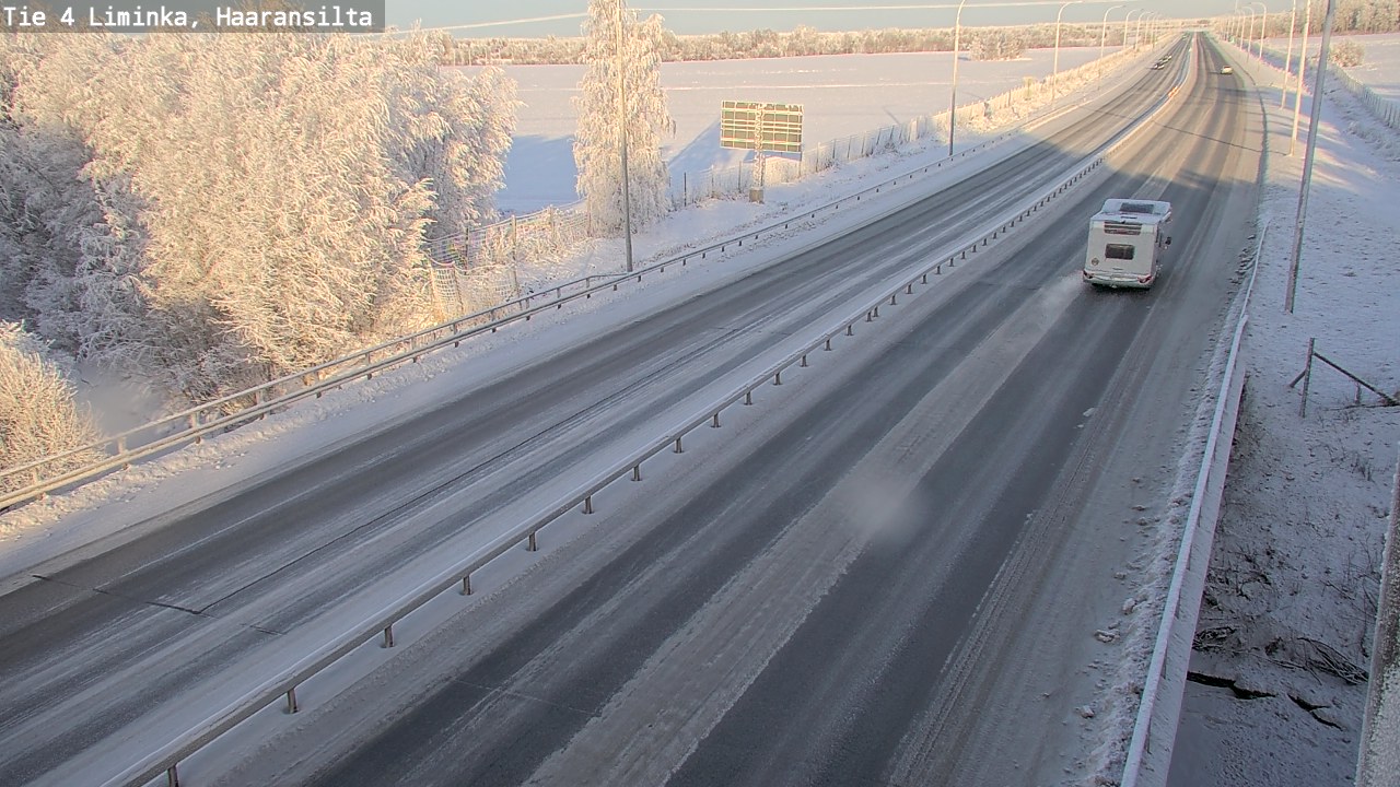 Weather Camera Image Road 4 Liminka, Haaransilta, Liminka, Pohjois-Pohjanmaa
