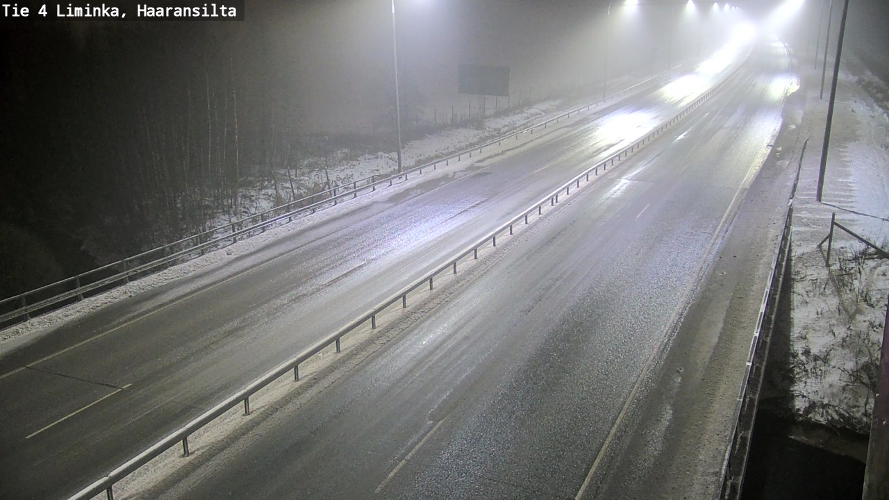 Weather Camera Image Väg 4 Limingo, Haaransilta, Liminka, Pohjois-Pohjanmaa