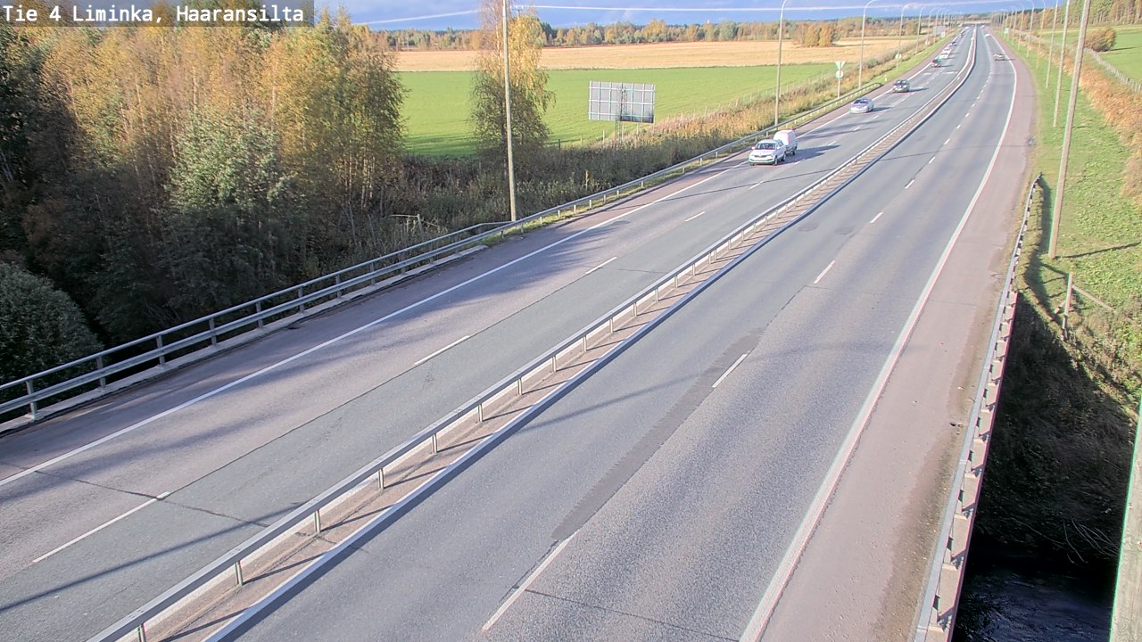 Kelikamerat Kuva Tie 4 Liminka, Haaransilta, Liminka, Pohjois-Pohjanmaa