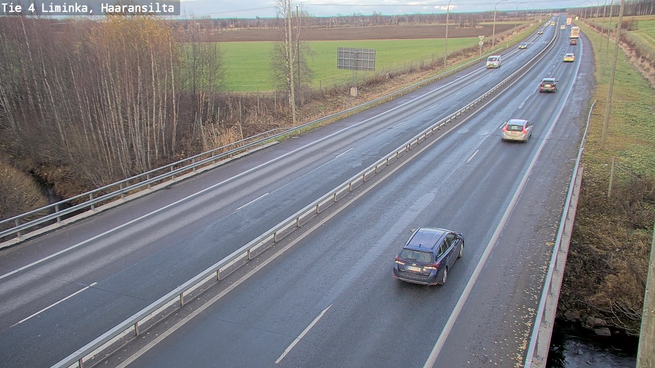 Kelikamerat Kuva Tie 4 Liminka, Haaransilta, Liminka, Pohjois-Pohjanmaa