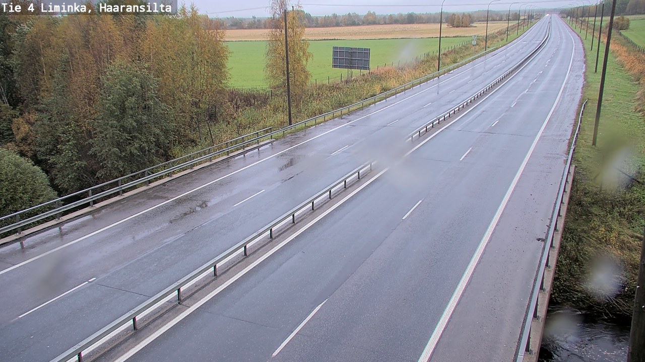 Weather Camera Image Road 4 Liminka, Haaransilta, Liminka, Pohjois-Pohjanmaa