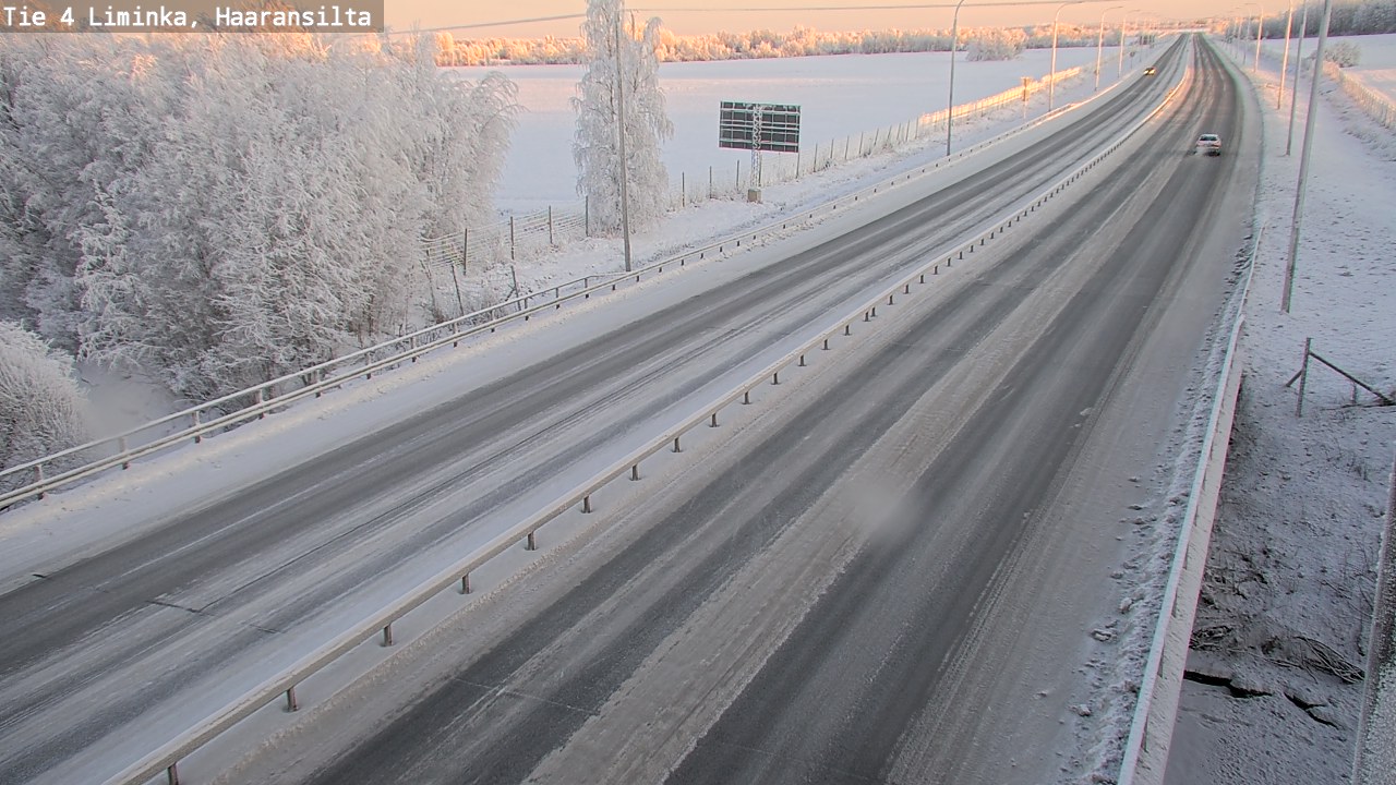 Weather Camera Image Road 4 Liminka, Haaransilta, Liminka, Pohjois-Pohjanmaa