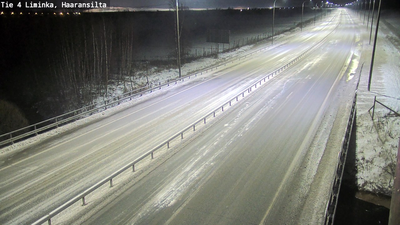 Weather Camera Image Road 4 Liminka, Haaransilta, Liminka, Pohjois-Pohjanmaa