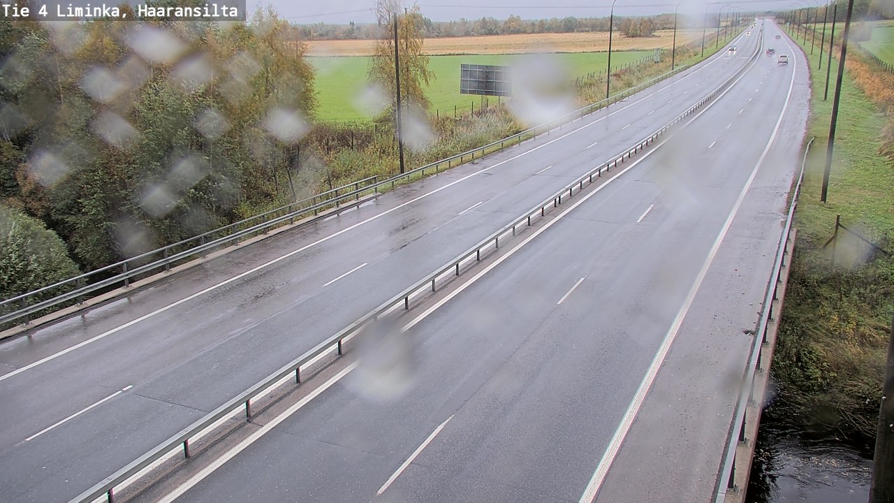 Weather Camera Image Road 4 Liminka, Haaransilta, Liminka, Pohjois-Pohjanmaa