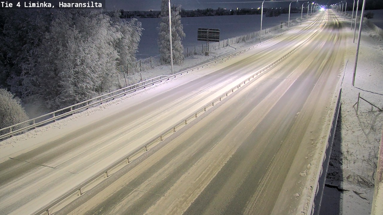 Weather Camera Image Road 4 Liminka, Haaransilta, Liminka, Pohjois-Pohjanmaa