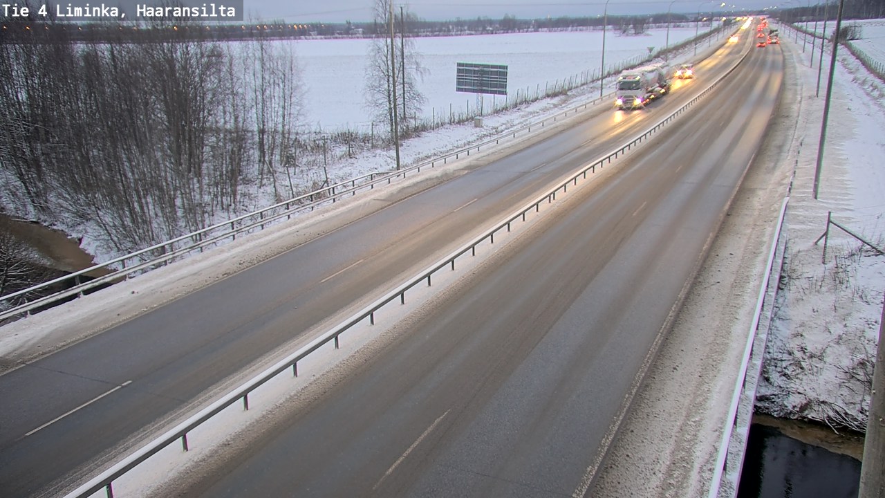 Kelikamerat Kuva Tie 4 Liminka, Haaransilta, Liminka, Pohjois-Pohjanmaa