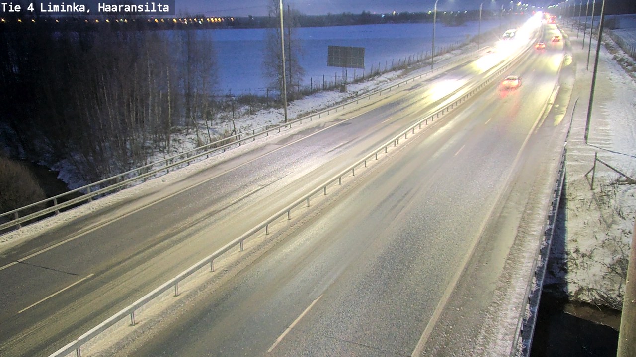 Weather Camera Image Väg 4 Limingo, Haaransilta, Liminka, Pohjois-Pohjanmaa