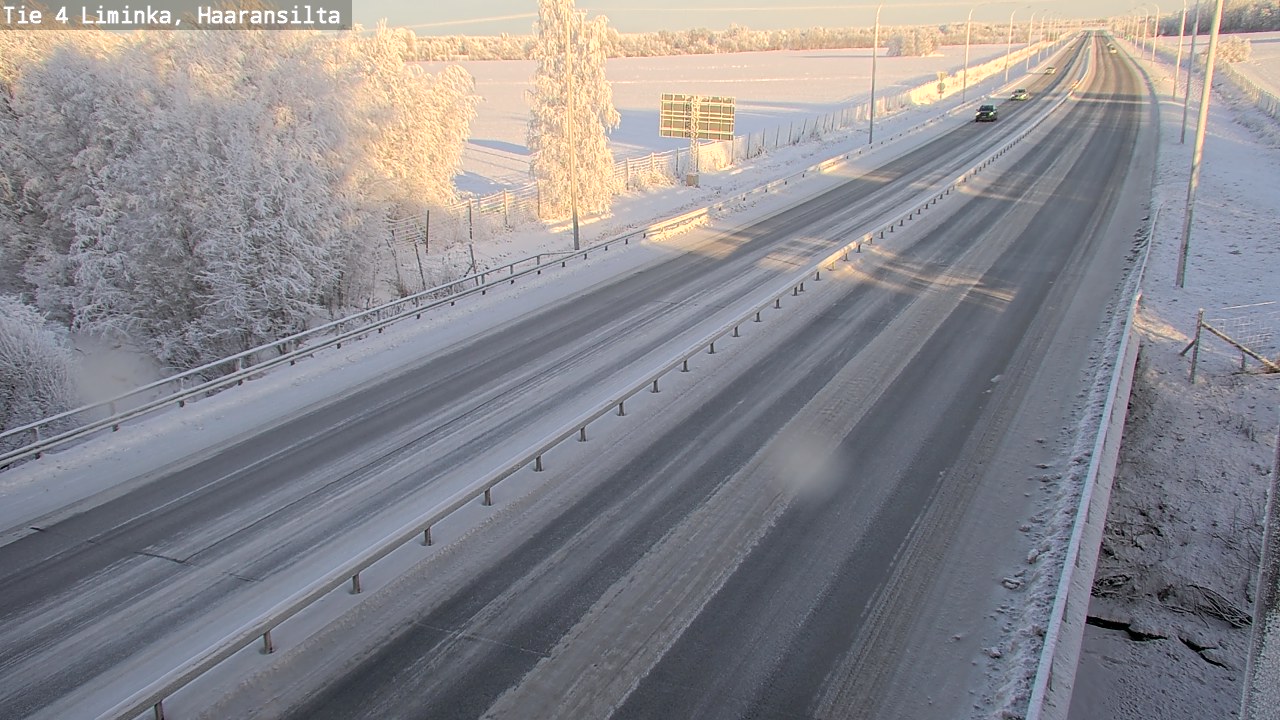 Weather Camera Image Road 4 Liminka, Haaransilta, Liminka, Pohjois-Pohjanmaa