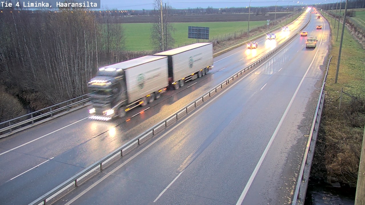 Kelikamerat Kuva Tie 4 Liminka, Haaransilta, Liminka, Pohjois-Pohjanmaa