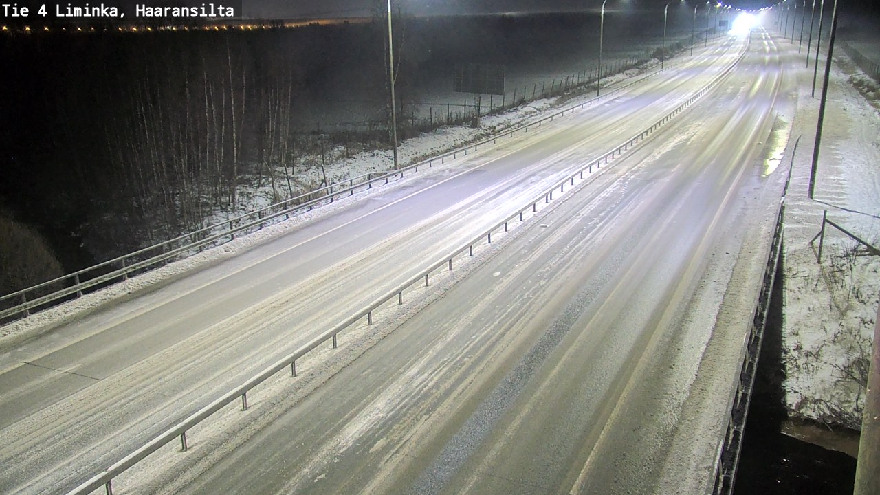 Weather Camera Image Road 4 Liminka, Haaransilta, Liminka, Pohjois-Pohjanmaa