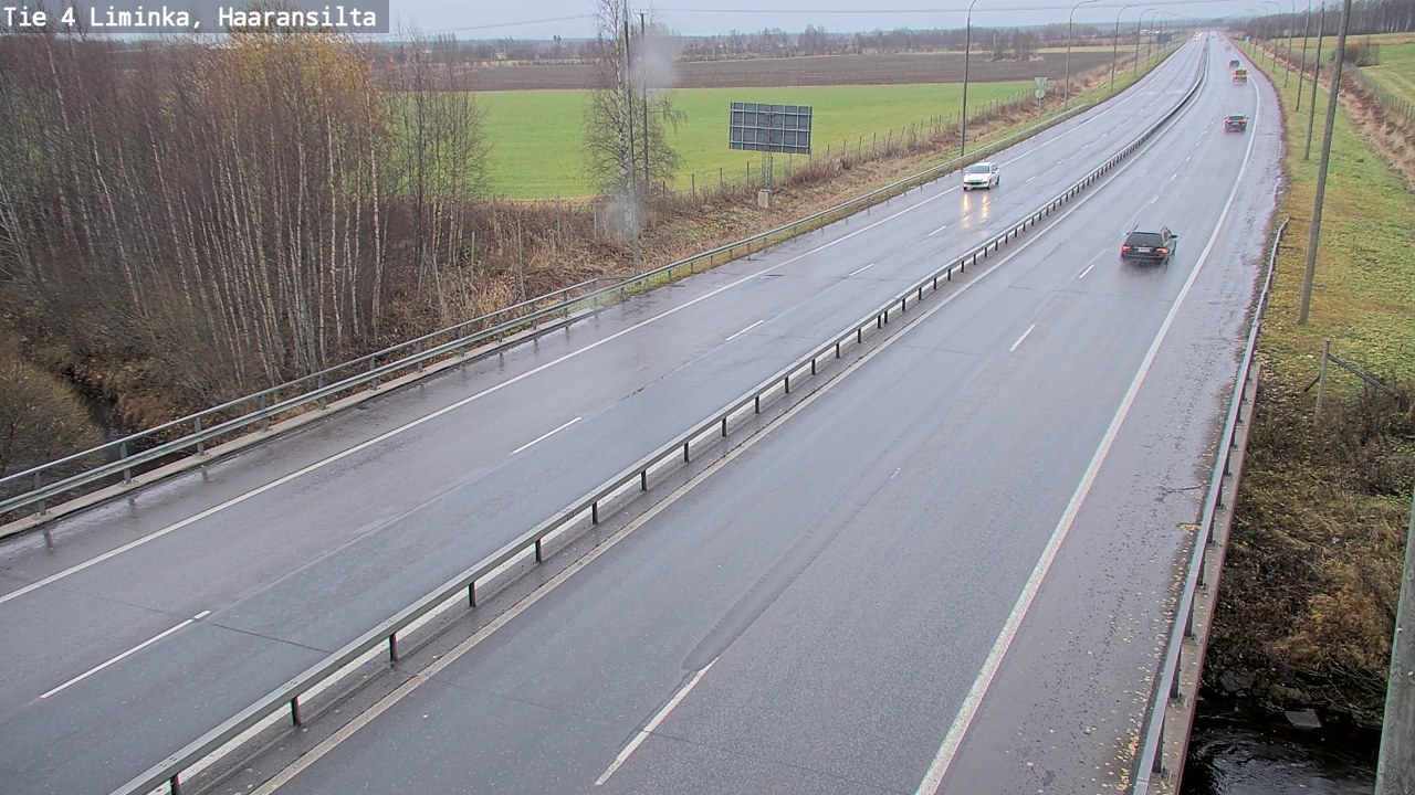 Kelikamerat Kuva Tie 4 Liminka, Haaransilta, Liminka, Pohjois-Pohjanmaa