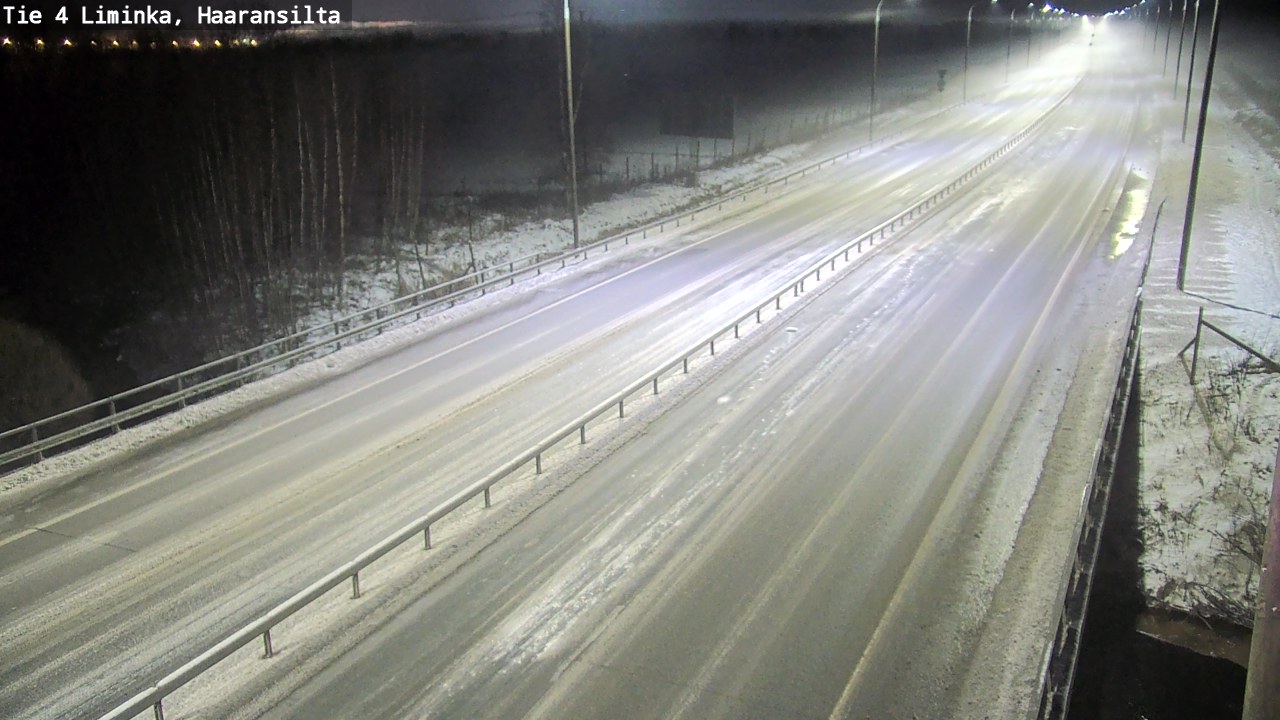 Weather Camera Image Road 4 Liminka, Haaransilta, Liminka, Pohjois-Pohjanmaa